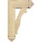 Ekena Millwork Balboa Arts and Crafts Rough Sawn Bracket w/ Offset Brace, Douglas Fir, 6"W x 14"D x 22"H BKT0604X14X22BOA03RDF - alternate 4